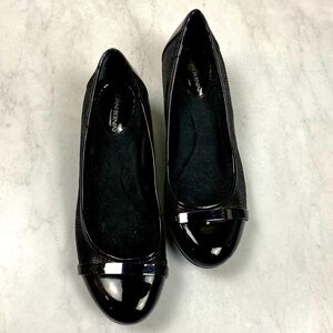 Giani Bernini: Slip On Heeled Business Casual Flats Comfort Shoes Black Size‎ 6M